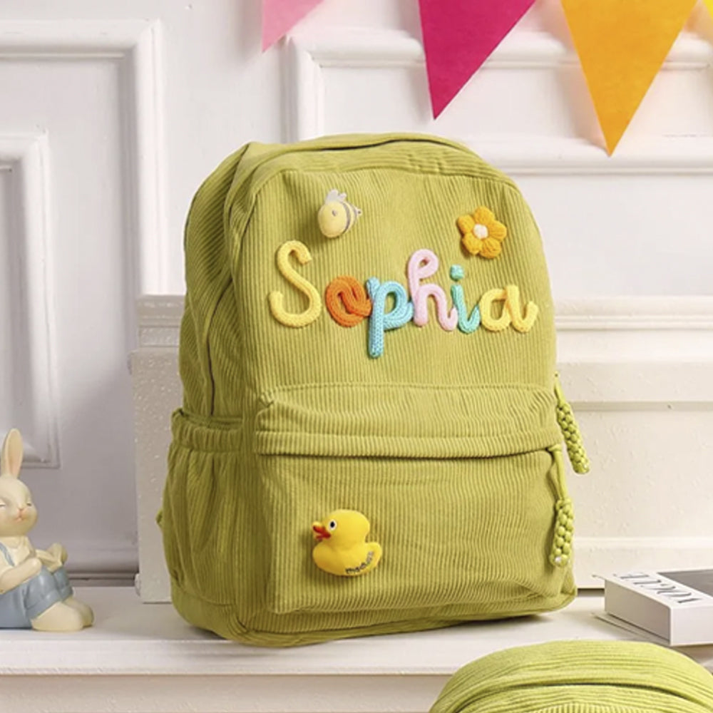 Personalized Knitted Backpack