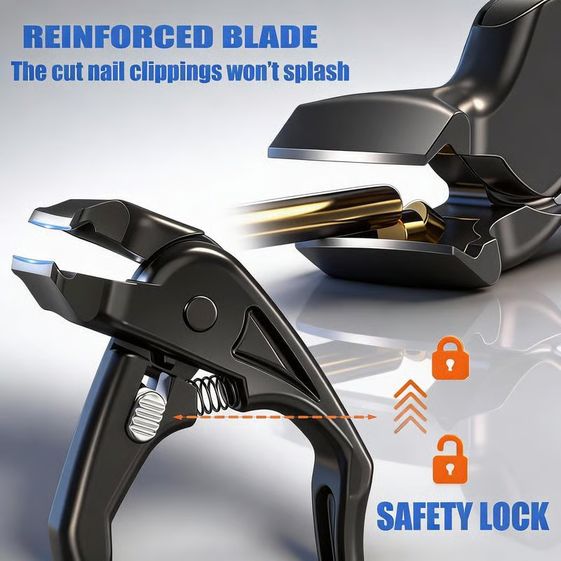 2026 HOT SALE-Stainless Steel Nail Clipper with Curved Precision Blades – Effortless for Thick Nails & Seniors!