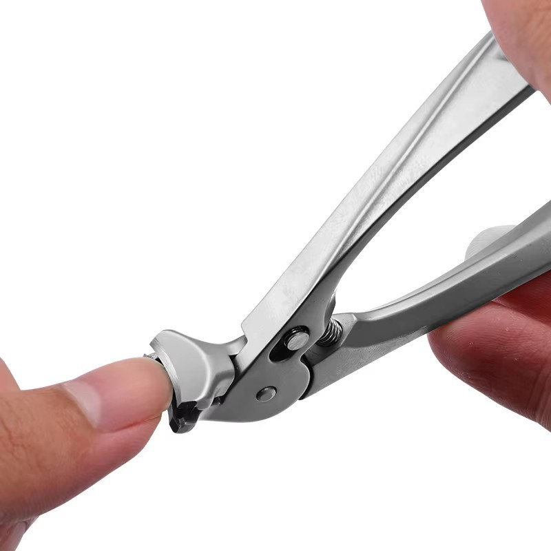 2026 HOT SALE-Stainless Steel Nail Clipper with Curved Precision Blades – Effortless for Thick Nails & Seniors!