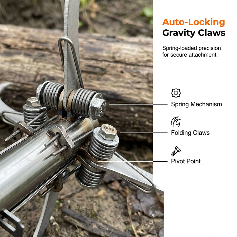 Stainless Steel Folding Grappling Hook