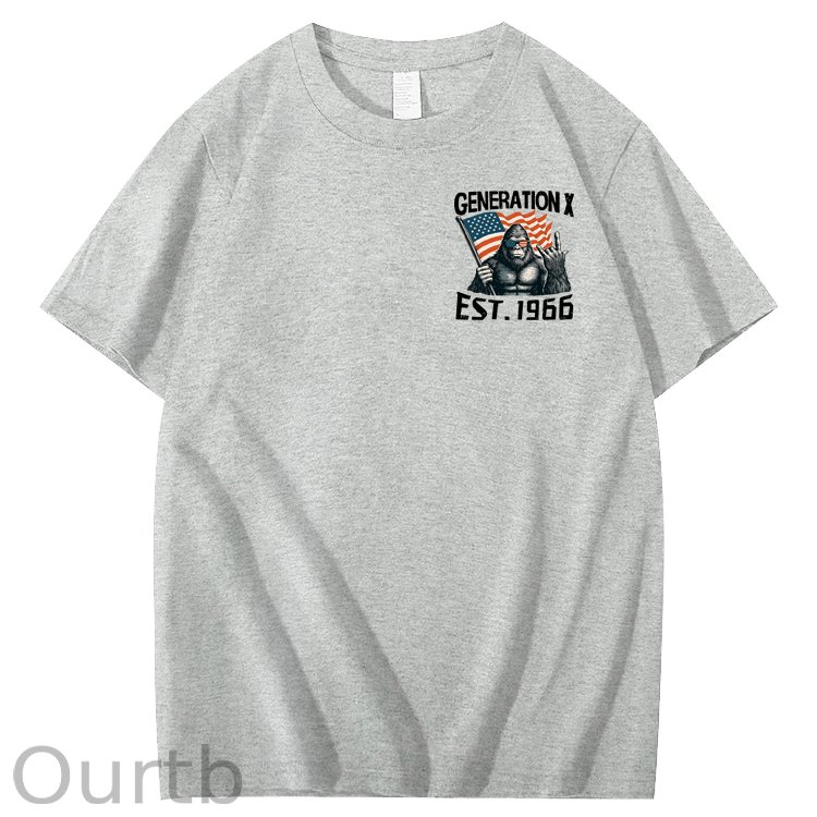 Walk Away I Am A Grumpy Old Man America BigFoot Gen X 100% Cotton T-Shirt