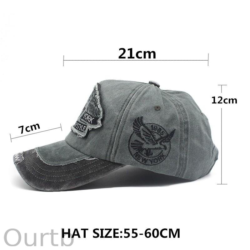 Men's Embroidery Washed Old Hat