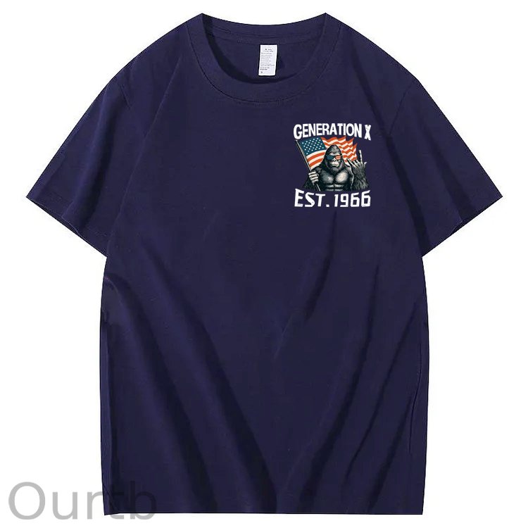Walk Away I Am A Grumpy Old Man America BigFoot Gen X 100% Cotton T-Shirt