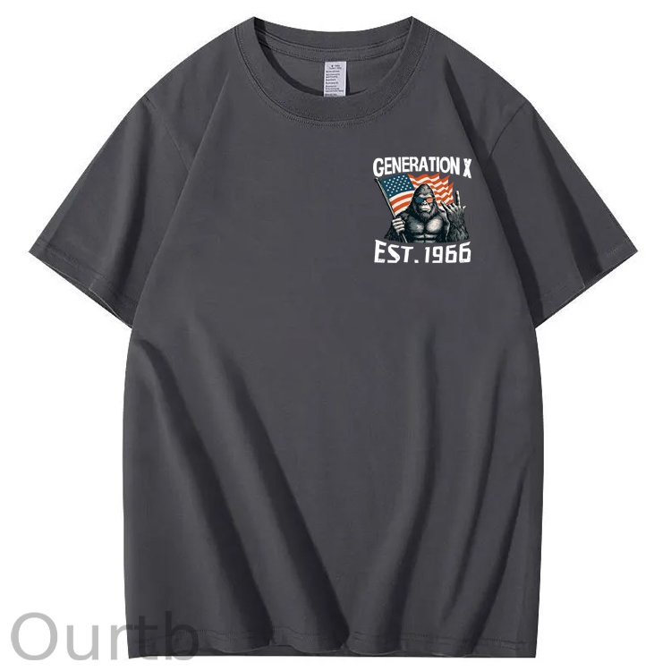 Walk Away I Am A Grumpy Old Man America BigFoot Gen X 100% Cotton T-Shirt
