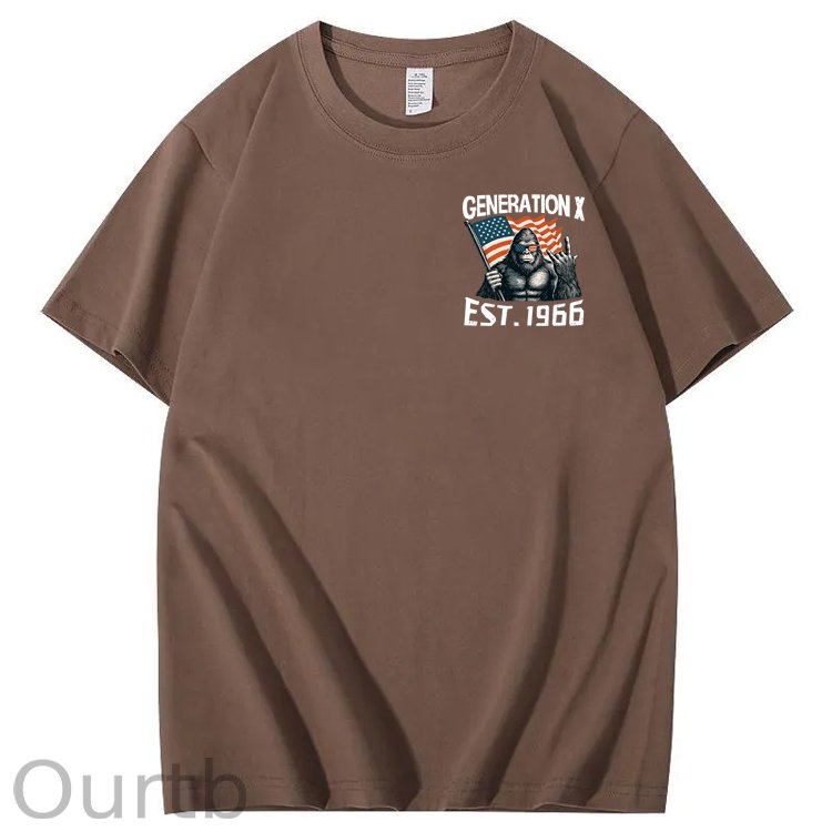 Walk Away I Am A Grumpy Old Man America BigFoot Gen X 100% Cotton T-Shirt