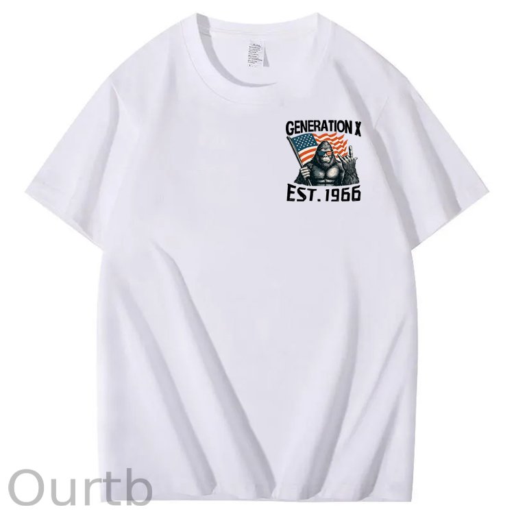 Walk Away I Am A Grumpy Old Man America BigFoot Gen X 100% Cotton T-Shirt