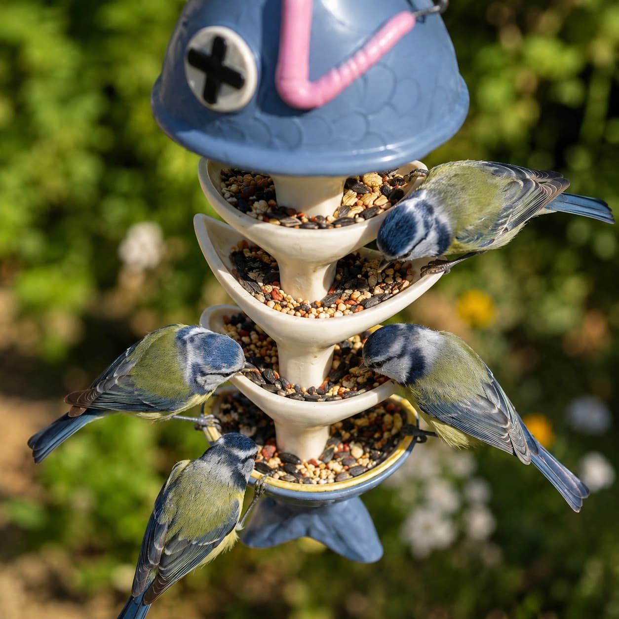 🔥Last Day 50% OFF👍Creative Fish Skeleton Hanging Bird Feeder