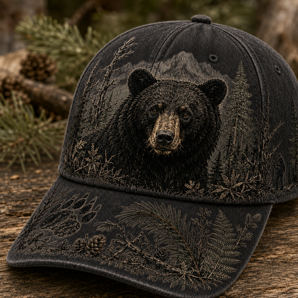 💥LAST DAY 50% OFF -🐻 BEAR HUNTING WILD & UNTAMED HAT