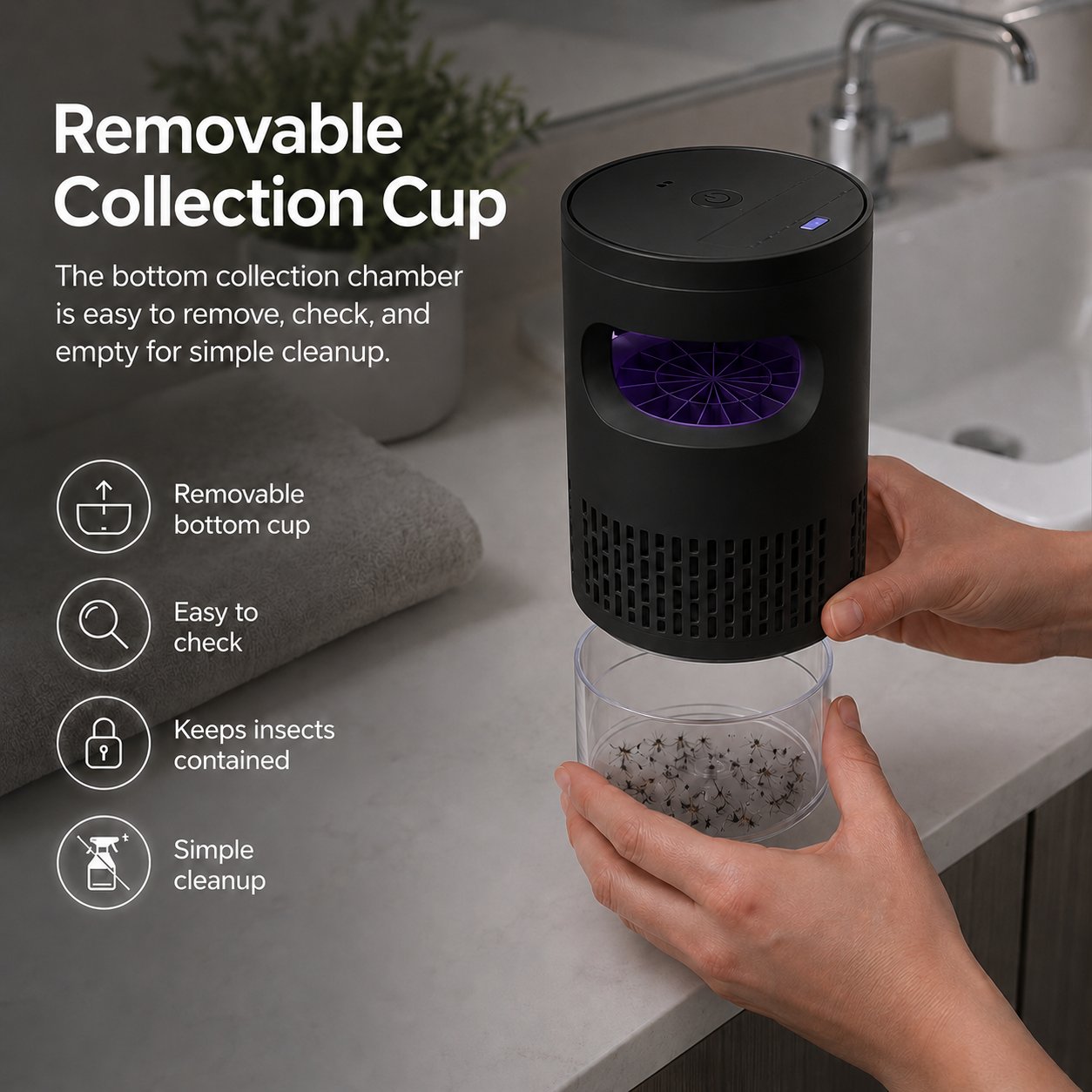🦟Ultra-Quiet Bionic UV Suction Mosquito Trap