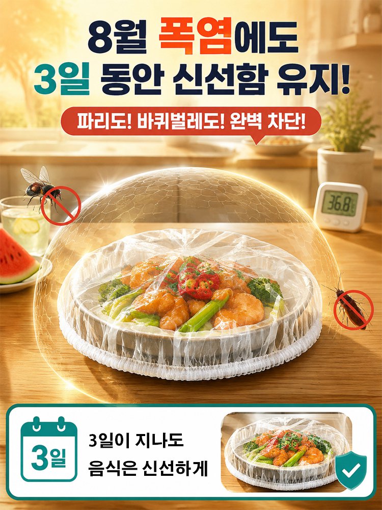 독일 밀리터리·메디컬급 항균 신선 보관 커버