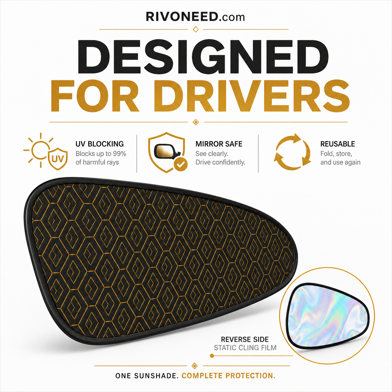 LIMITED-TIME 50% OFF! ⏰Universal Car Side Window Sun Shades