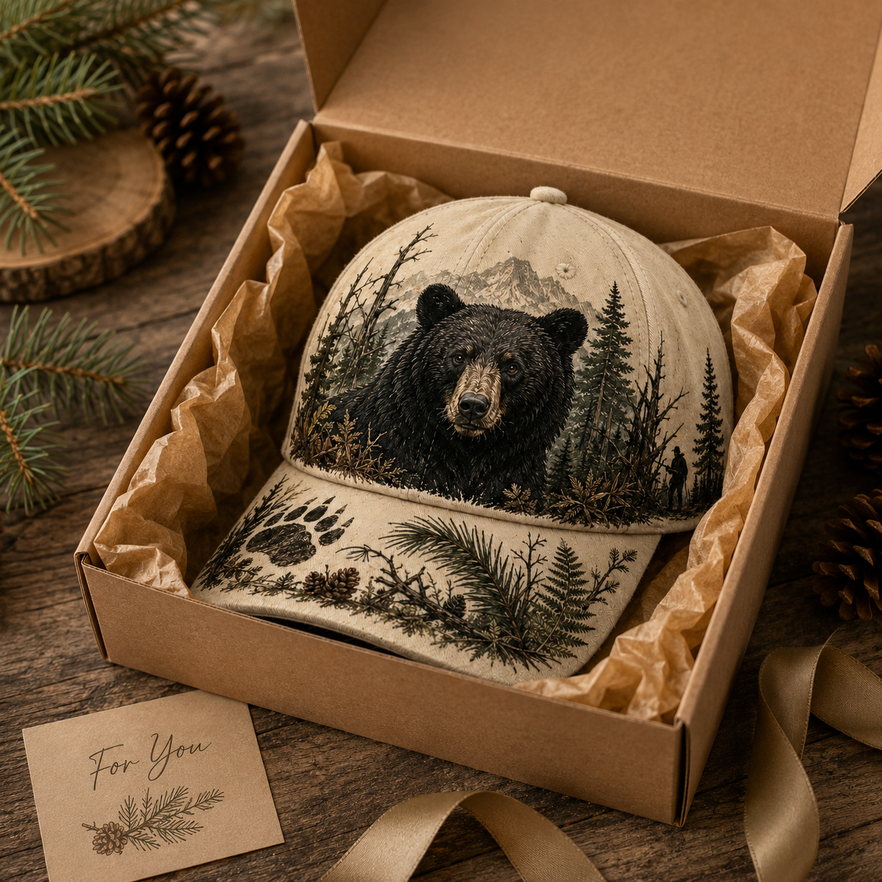 💥LAST DAY 50% OFF -🐻 BEAR HUNTING WILD & UNTAMED HAT