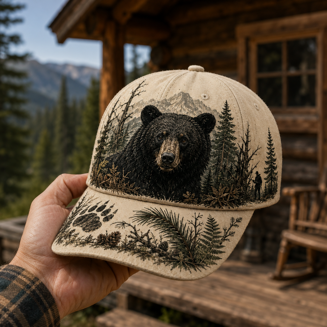 💥LAST DAY 50% OFF -🐻 BEAR HUNTING WILD & UNTAMED HAT