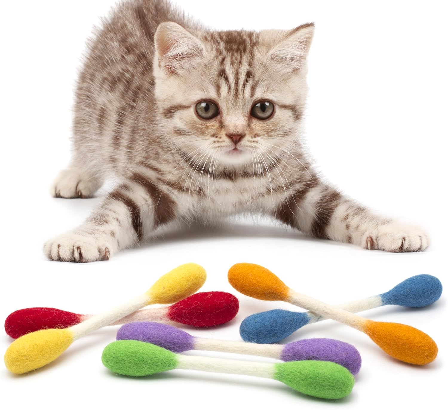 🐱Large Size Cat Toys with Catnip❤️For happy, healthy, and active indoor cats