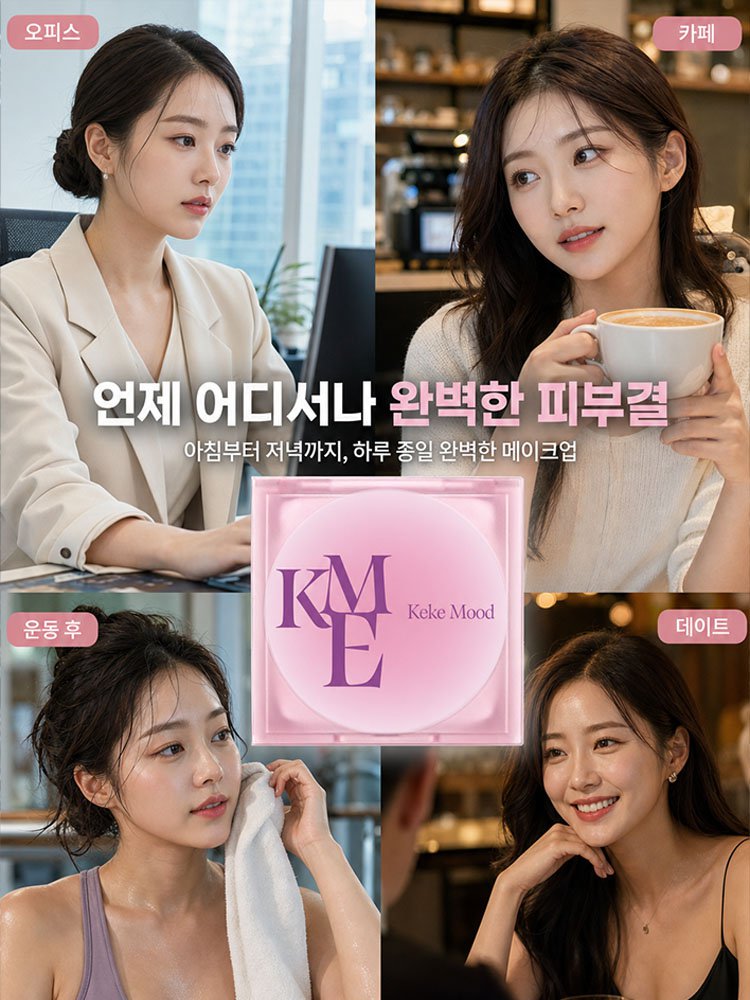 오일 컨트롤 방수 파우더 느낌 없음 세팅 크림