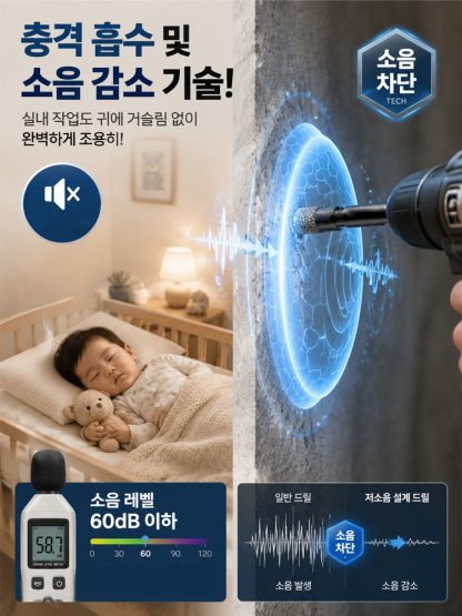콘크리트 타일도 쉽게 뚫는 초강력 만능 육각 드릴비트
