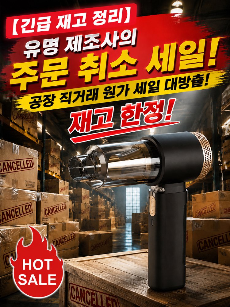 차량용 청소 및 공기주입 올인원 다기능 기기