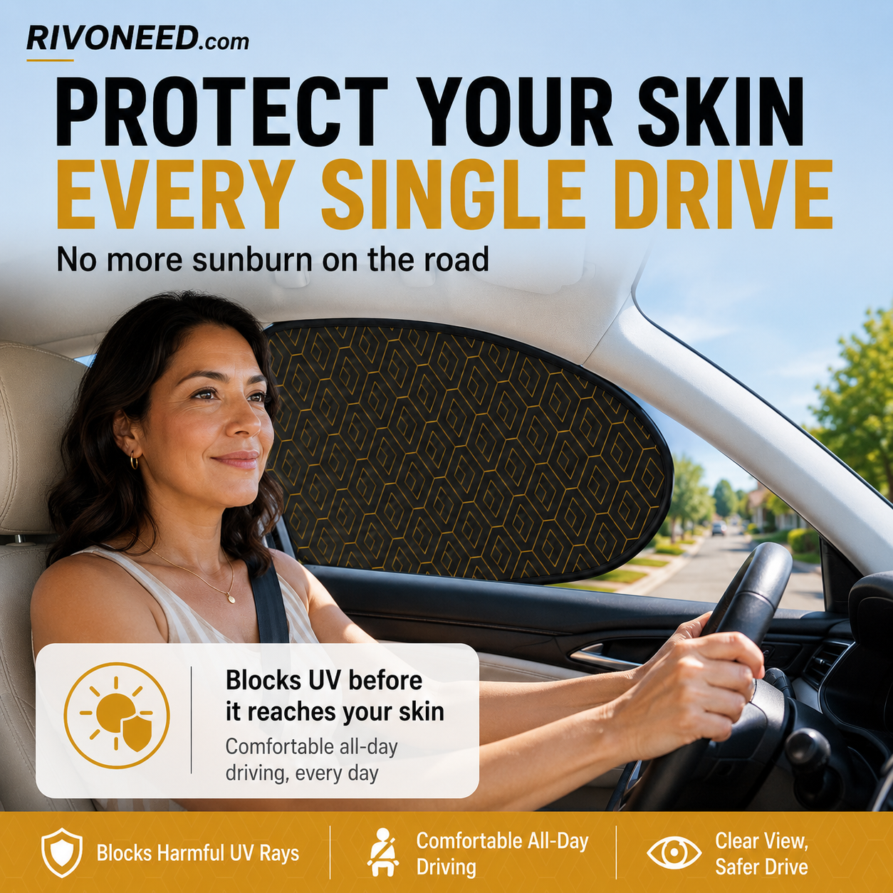 LIMITED-TIME 50% OFF! ⏰Universal Car Side Window Sun Shades