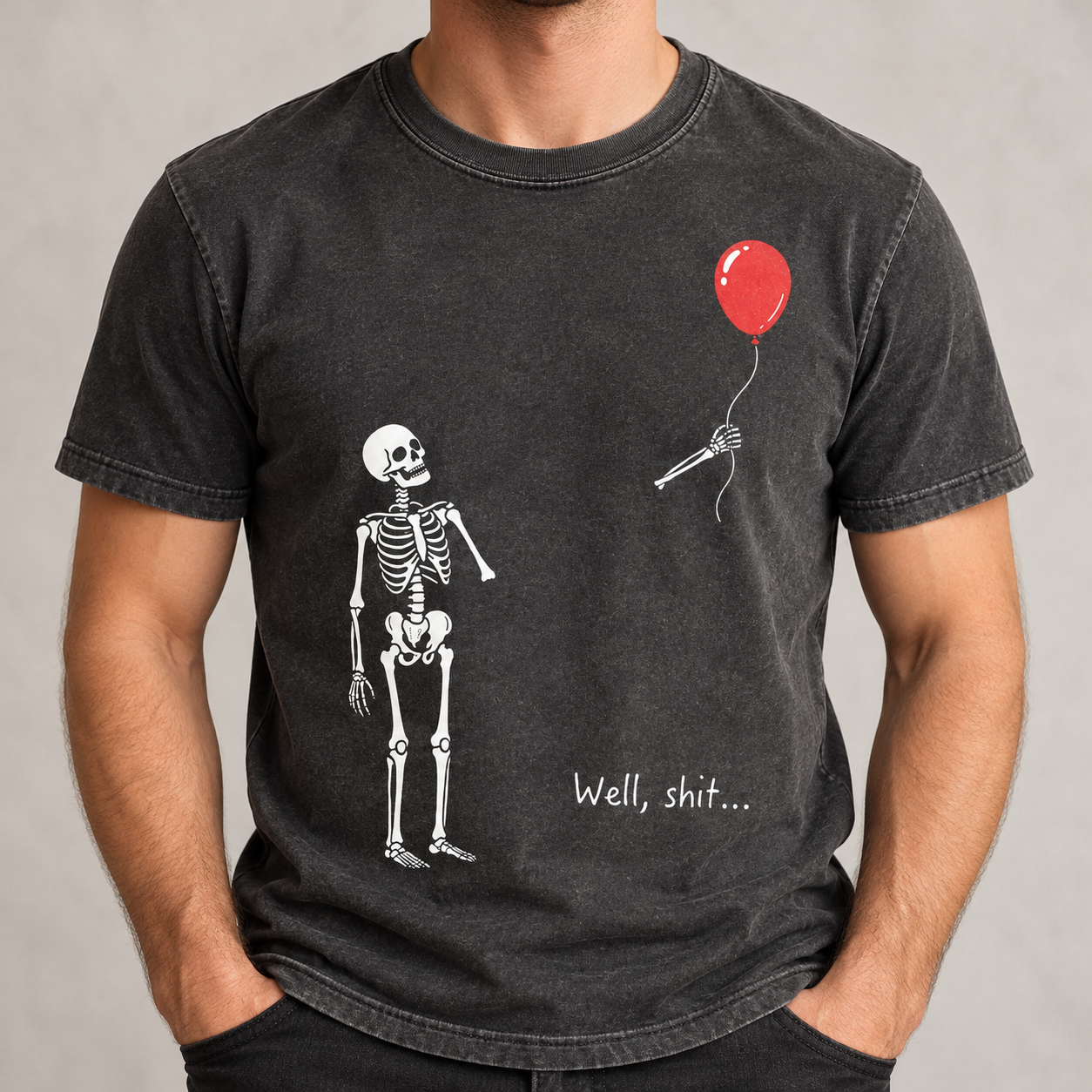 Skeleton Lost Balloon T-shirt