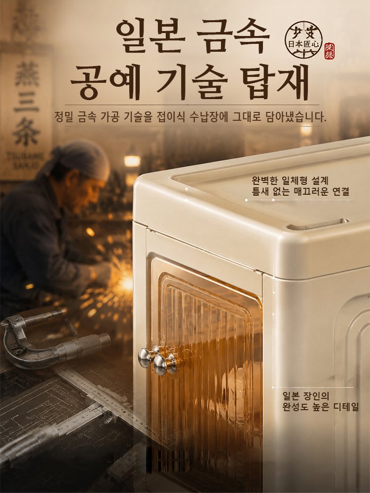 무설치 접이식 수납장
