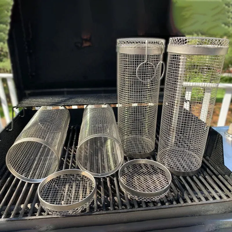 🔥Rolling Grilling Basket