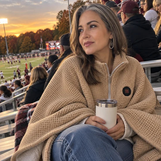 Customer wearing Emberwrap