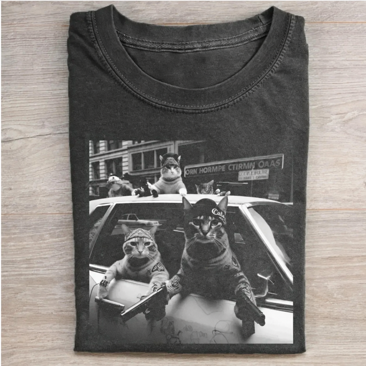 Cat Gang Vintage T-shirt