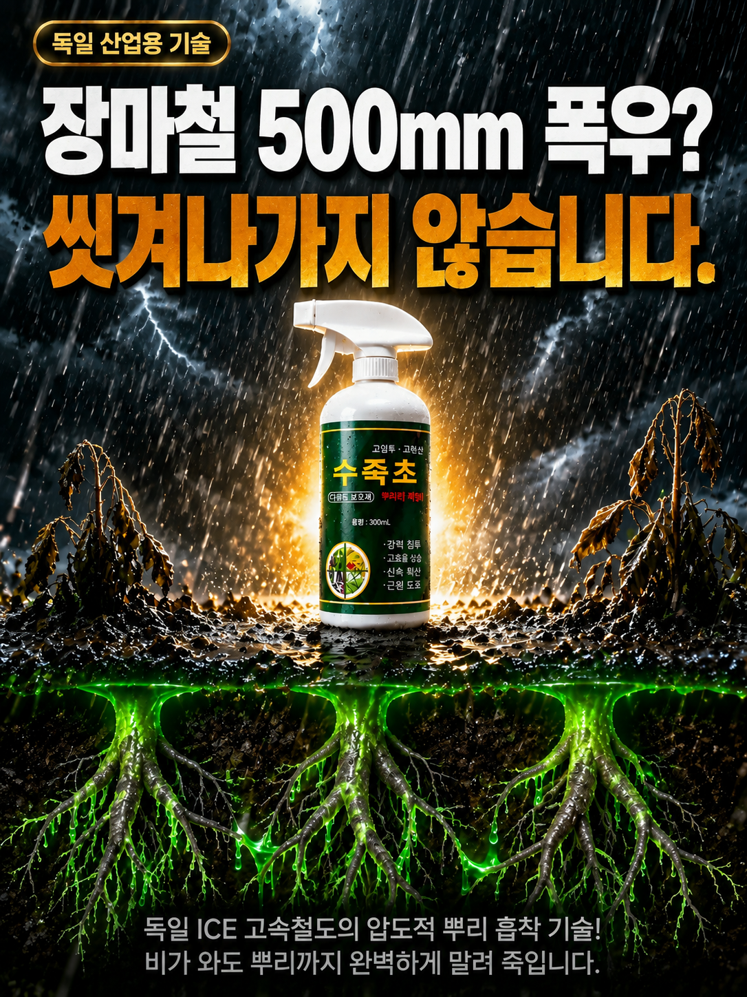 뿌리까지 제거하는 제초제