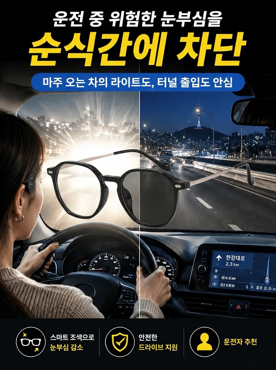 스마트 다초점 자동 변색 돋보기