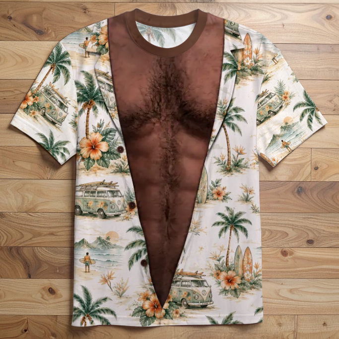 Custom Funny T-shirt - Personalized Summer Vacation And Travel Gifts For Men - Too Hot To Handle