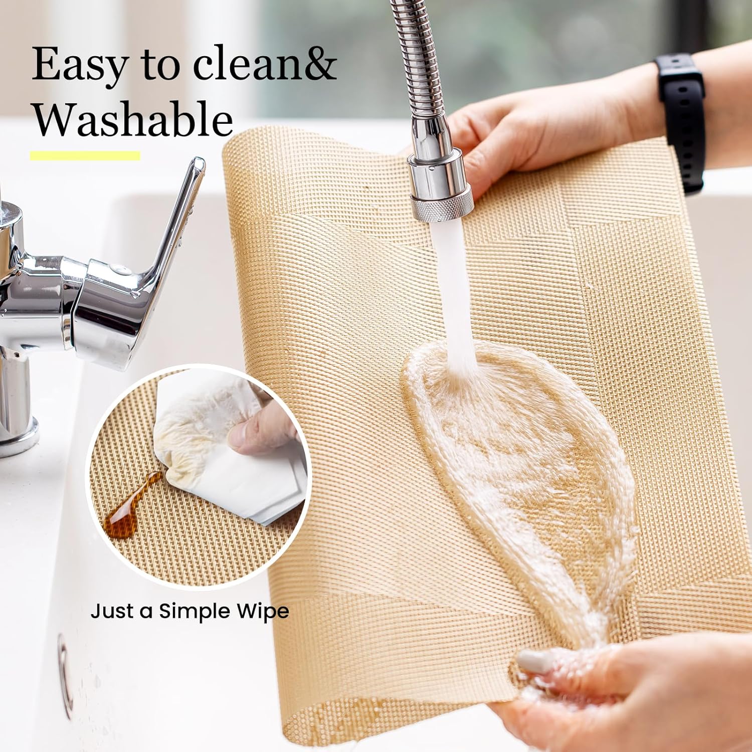 [Pack Of 6] Dining Table Heat-Resistant Placemats