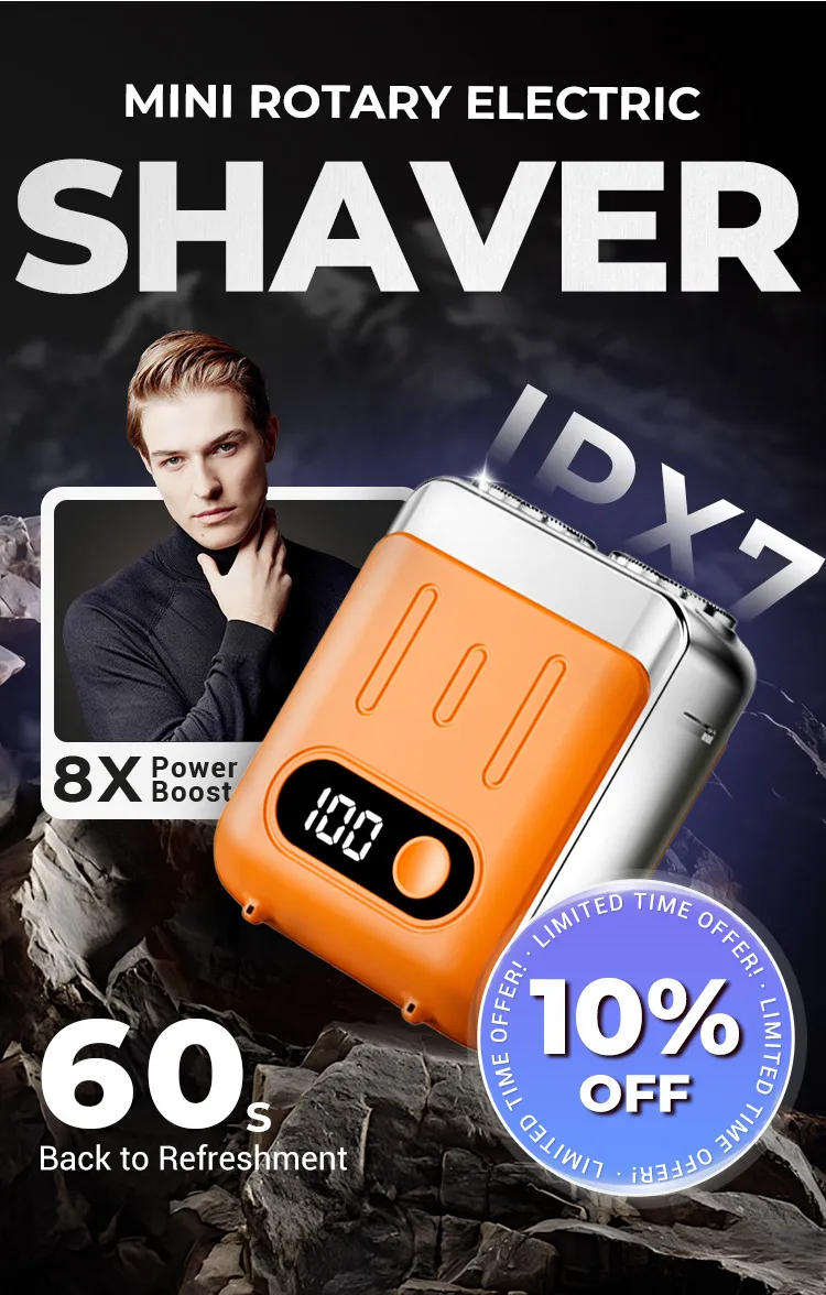 Compact mini electric shaver