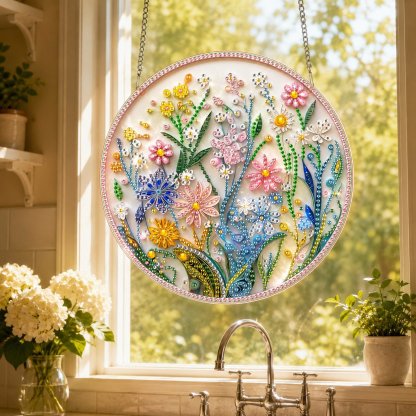 💥LAST DAY 50% OFF - Hummingbird Diamond Art Hanging Ornament Kit