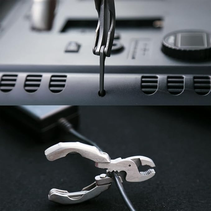 (🎄Early Christmas Sale - 50% OFF) Titanium Alloy 9-in-1 Multitool with Screwdrivers, Pliers - Compact EDC Gadget Gift for Men