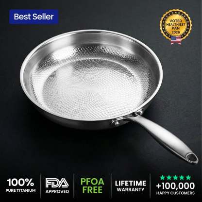 100% Pure Titanium Pan