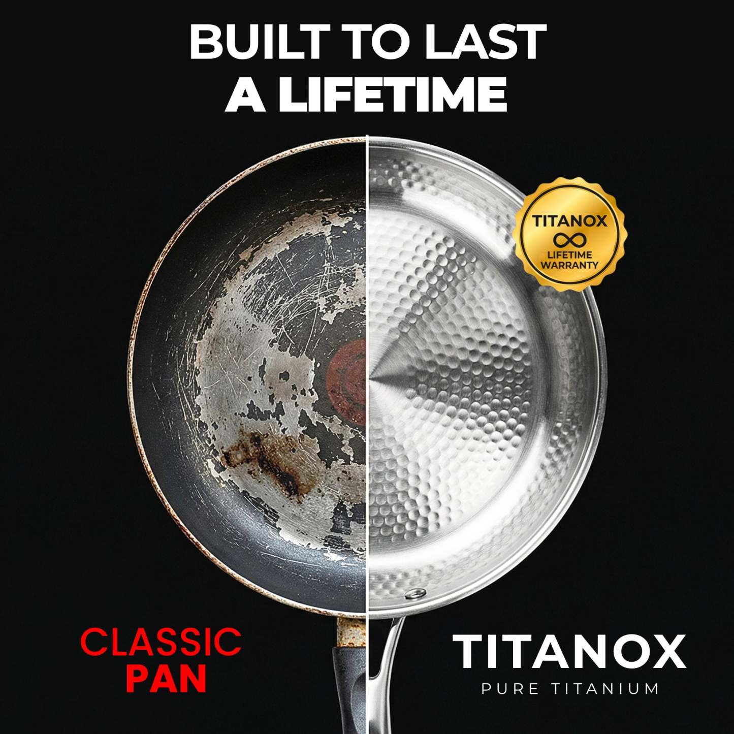 100% Pure Titanium Pan