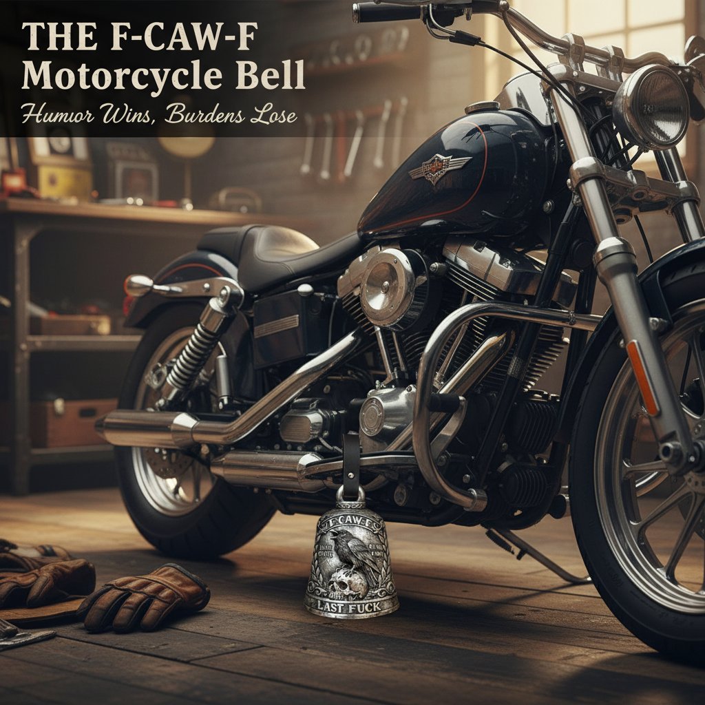 Funny “F-CAW-F” Motorcycle Bell