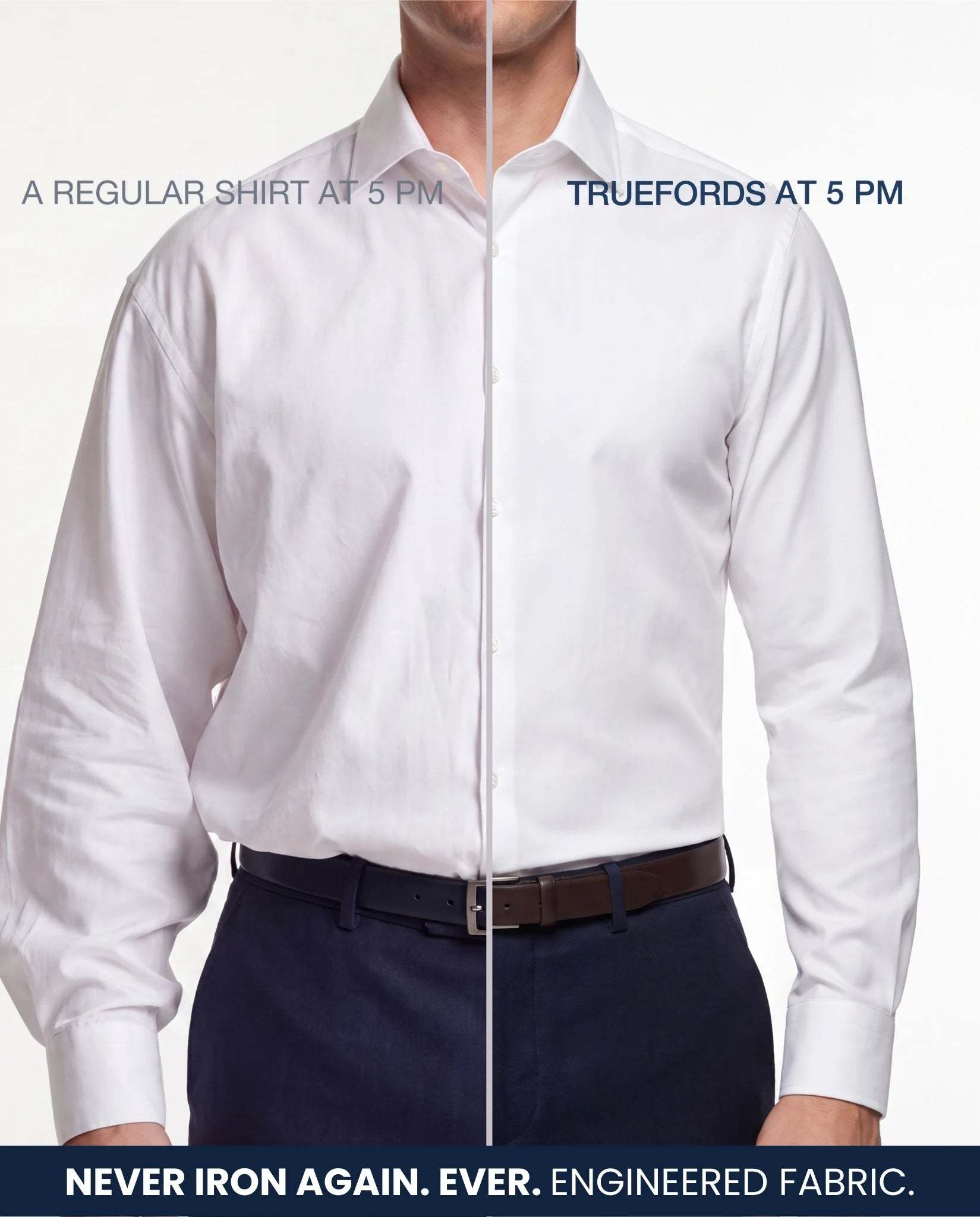 TrueFords | Non-iron shirt - Long Sleeve
