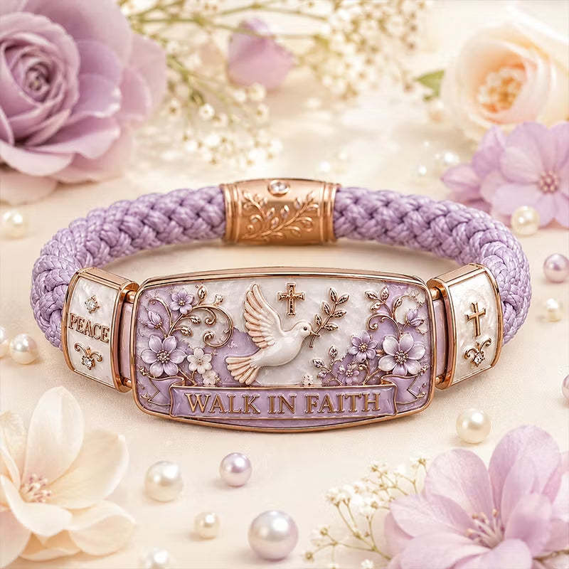✝️ Walk in Faith Bracelet – Wear Your Peace and Grace on Your Wrist.
