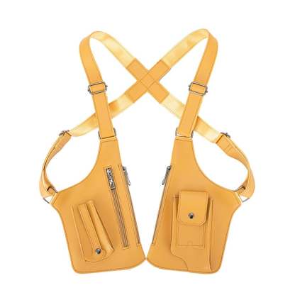 Unisex Adjustable PU Leather Shoulder Bag