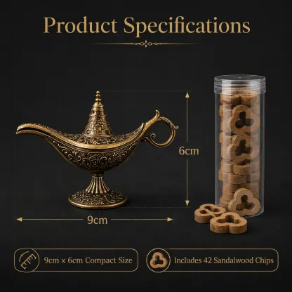 🎁Last Day Promotion 50% OFF🔥Vintage Aladdin Genie Lamp Incense Holder