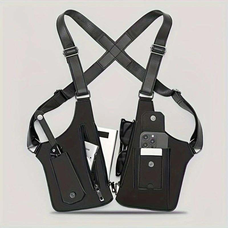 Unisex Adjustable PU Leather Shoulder Bag