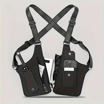 Unisex Adjustable PU Leather Shoulder Bag