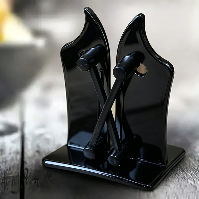 Black knife sharpener