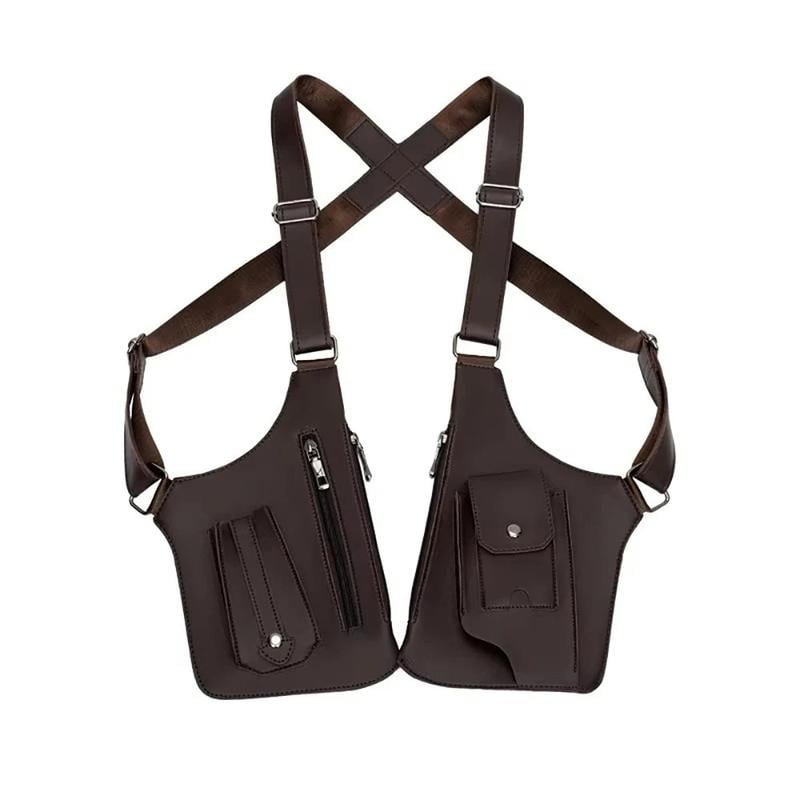 Unisex Adjustable PU Leather Shoulder Bag