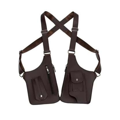 Unisex Adjustable PU Leather Shoulder Bag