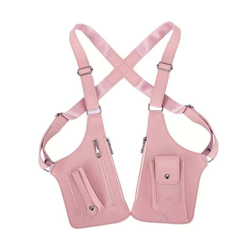 Unisex Adjustable PU Leather Shoulder Bag