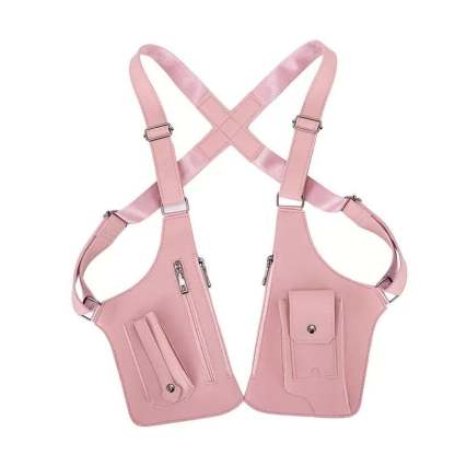 Unisex Adjustable PU Leather Shoulder Bag