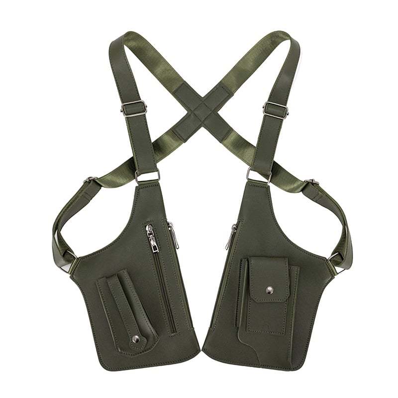 Unisex Adjustable PU Leather Shoulder Bag