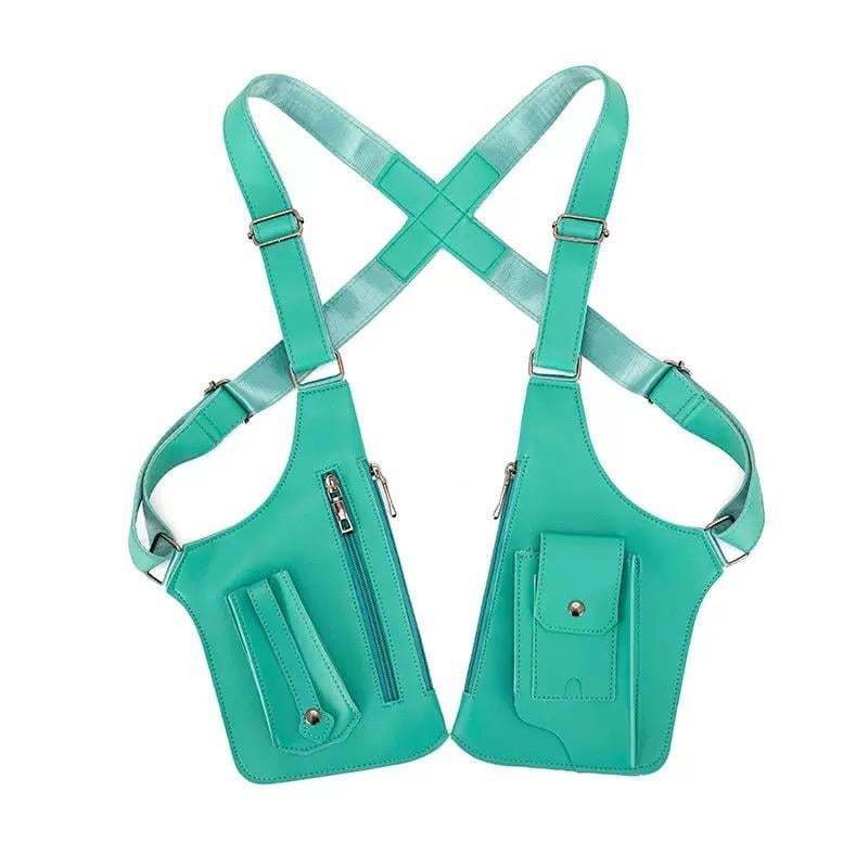 Unisex Adjustable PU Leather Shoulder Bag
